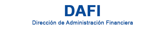 DAFI - Dirección de Administración Financiera